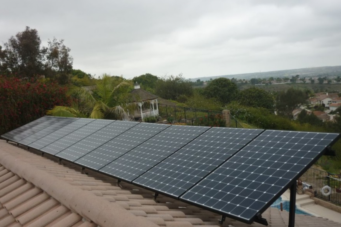 Solar panels install Huntigton Park 