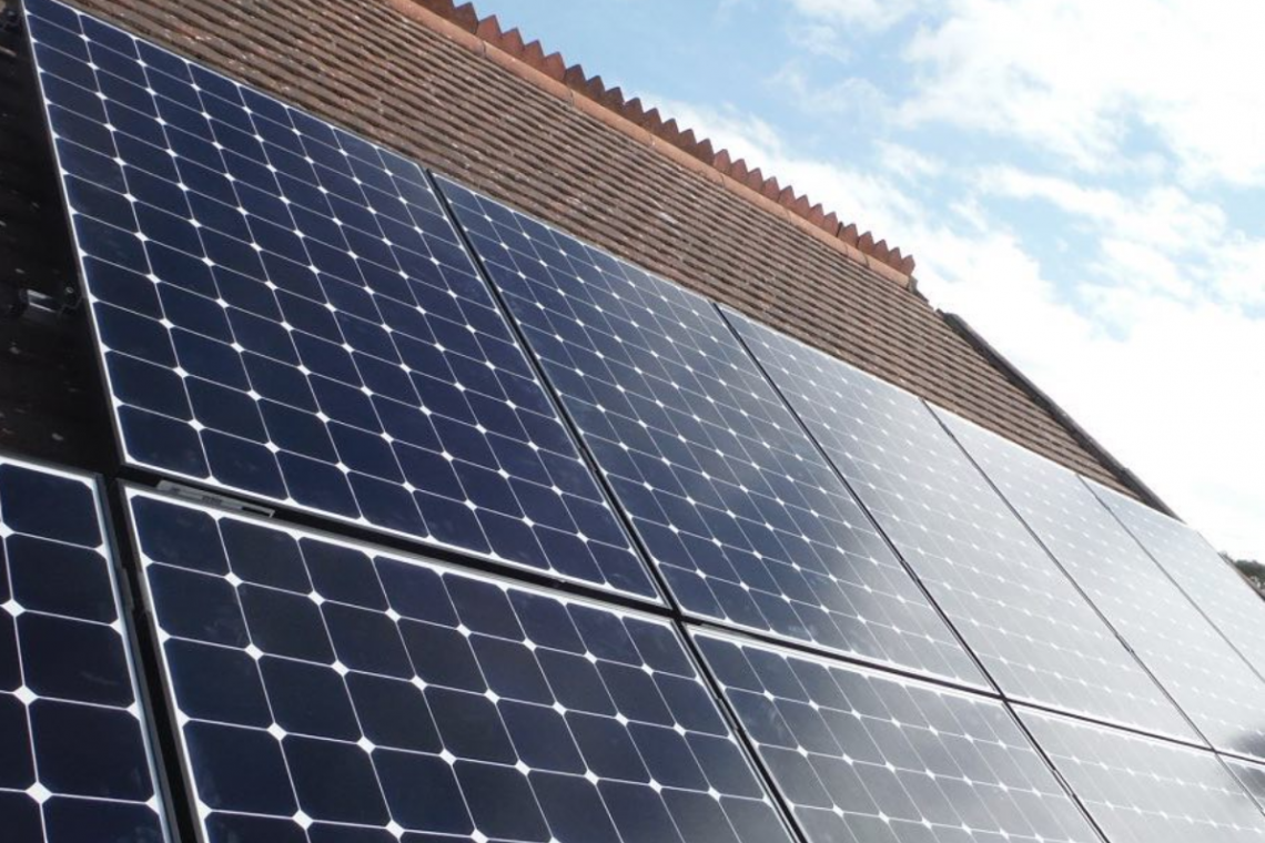 Solar panels install in Colton 